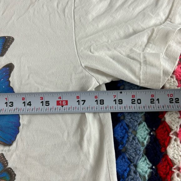 Vintage 90s Butterfly Identification Costa Rica Tee Tucan Tico Wildlife … - Picture 11 of 15